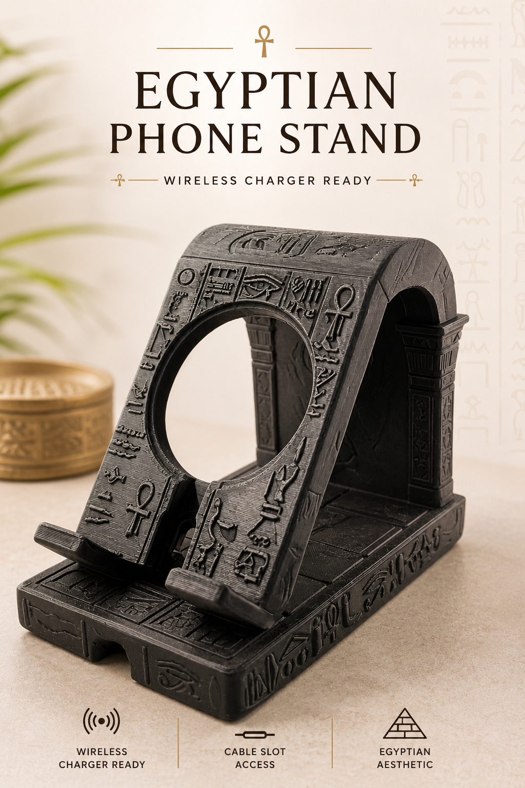 Egyptian Style Phone Stand