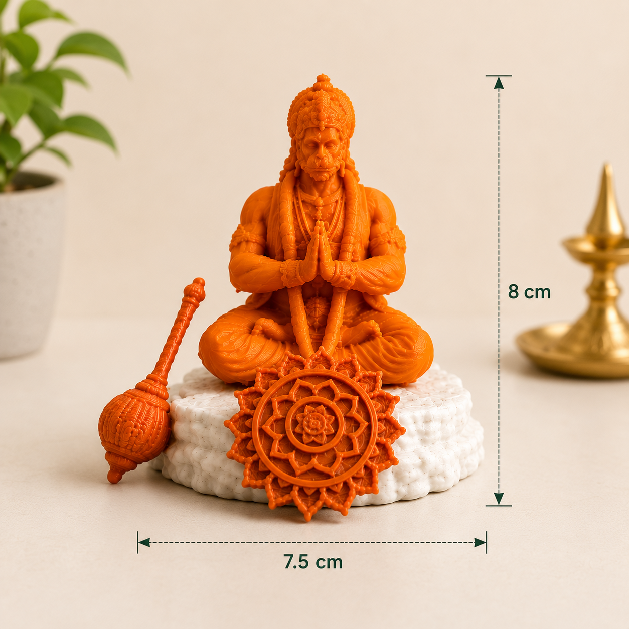Smart NFC Lord Hanuman Idol thumbnail 2