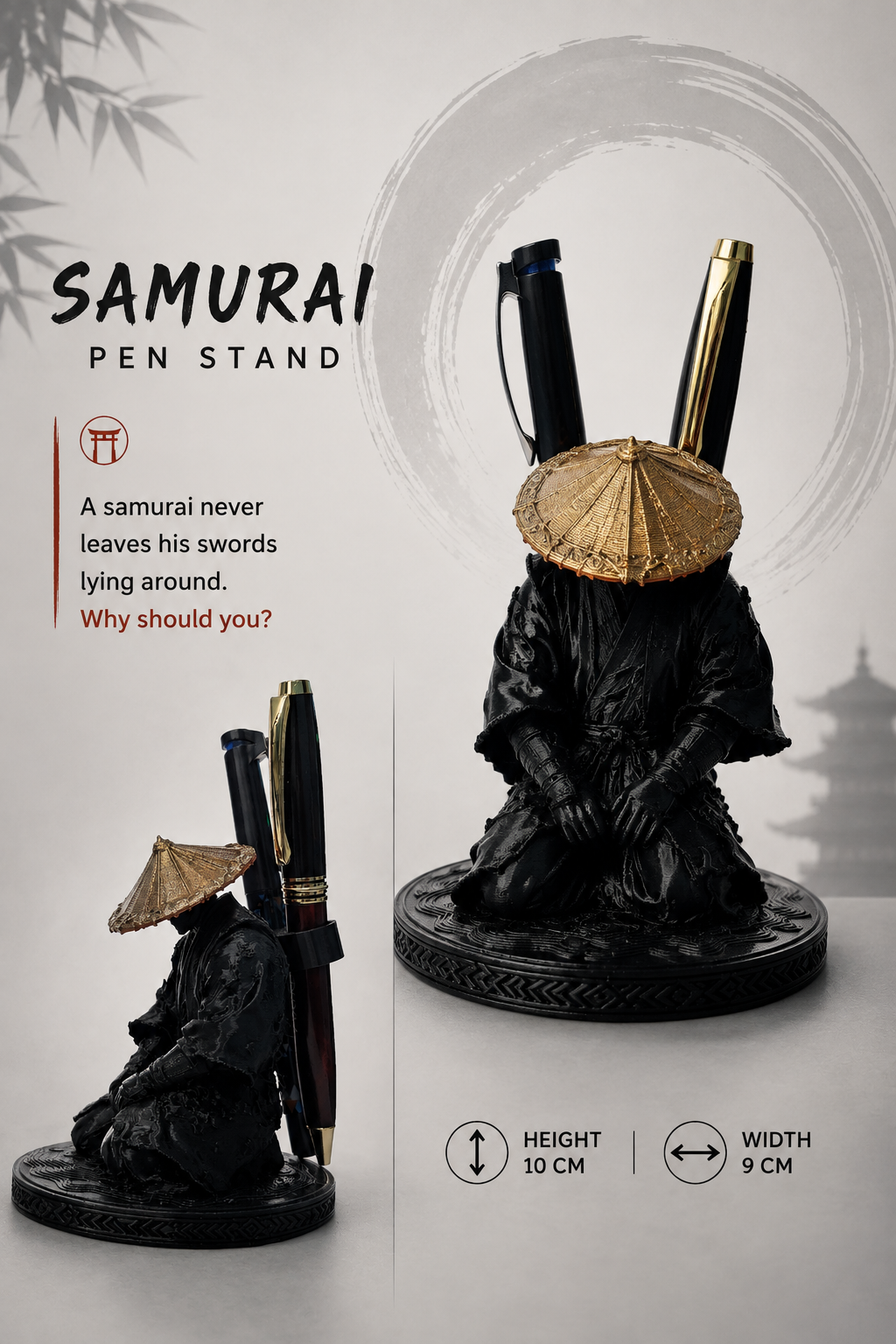 Samurai Pen Stand